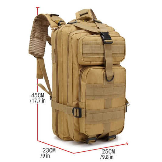 Camouflage Nylon Military Backpack for Outdoor Activities