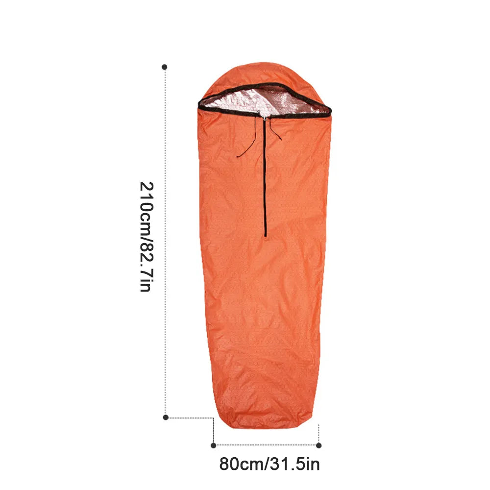 Lightweight Emergency Thermal Sleeping Bag for Outdoor Survival