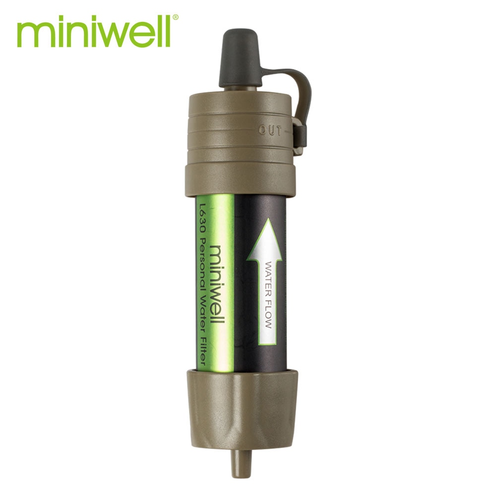 Portable Water Filtration Straw for Camping and Emergency Use