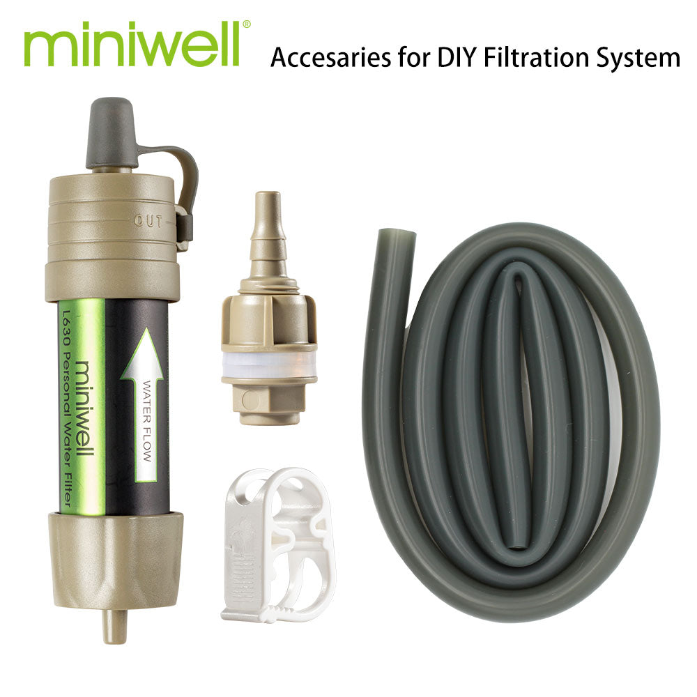 Portable Water Filtration Straw for Camping and Emergency Use