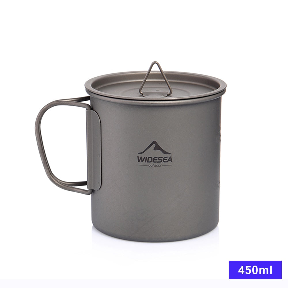 Titanium Camping Mug for Outdoor Enthusiasts