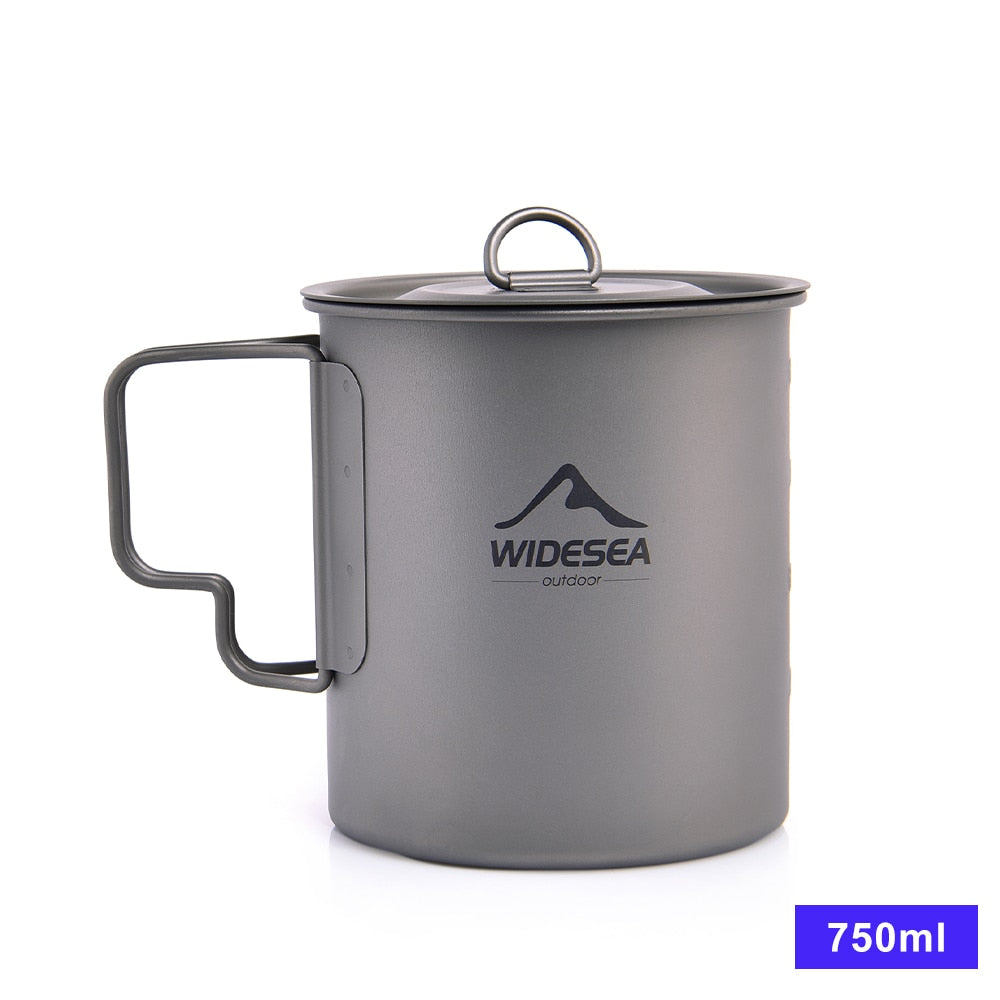 Titanium Camping Mug for Outdoor Enthusiasts