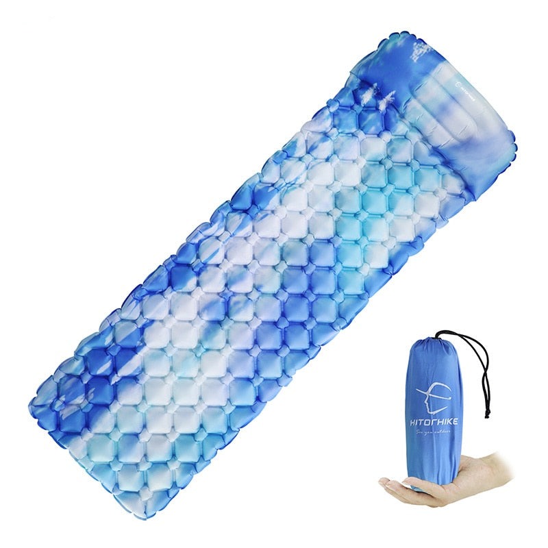 Outdoor Camping Inflatable Mattress and Pillow Set