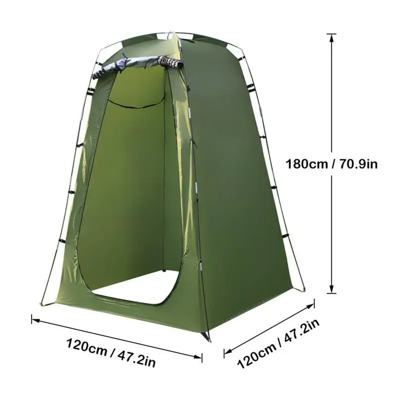 Quick Assembly Portable Outdoor Shower and Toilet Tent