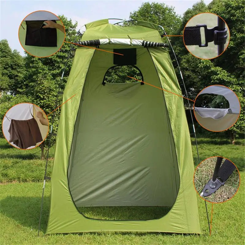 Quick Assembly Portable Outdoor Shower and Toilet Tent