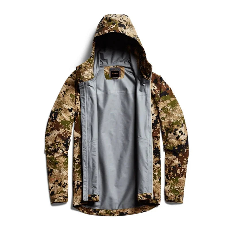 Men's Waterproof Camouflage Jacket for Hunting and Fishing