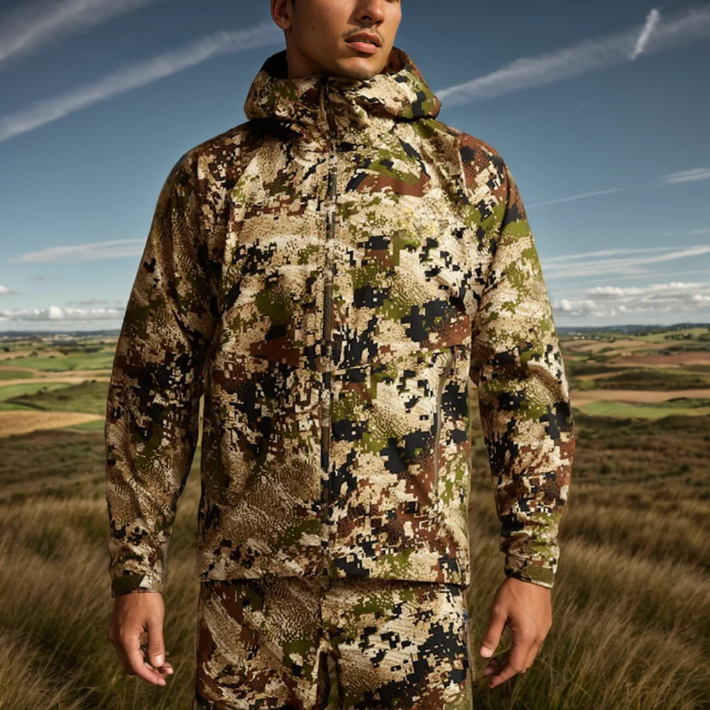 Men's Waterproof Camouflage Jacket for Hunting and Fishing