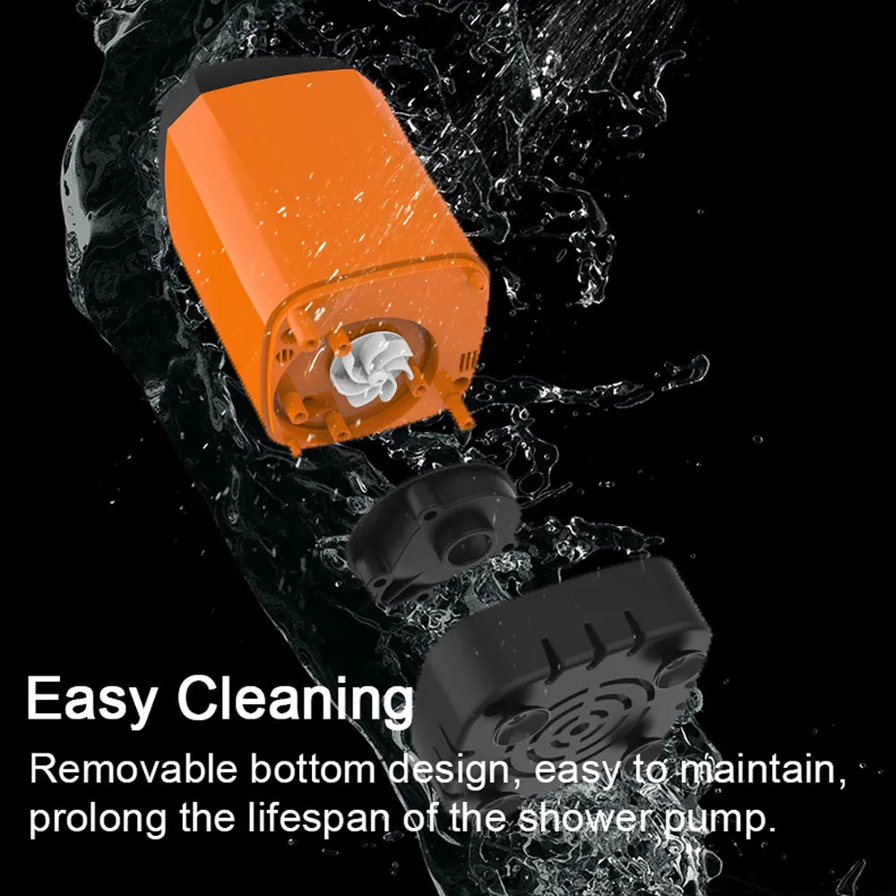 Portable Rechargeable Outdoor Camping Shower Pump with Digital Display