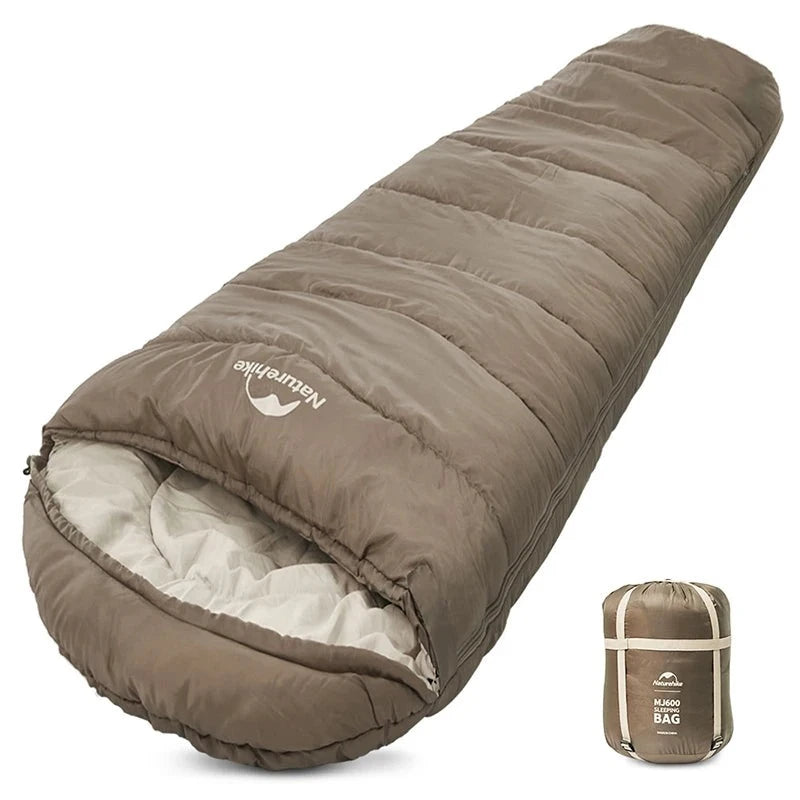 Naturehike Cotton Winter Mummy Sleeping Bag - Lightweight Outdoor Camping Sleep Gear