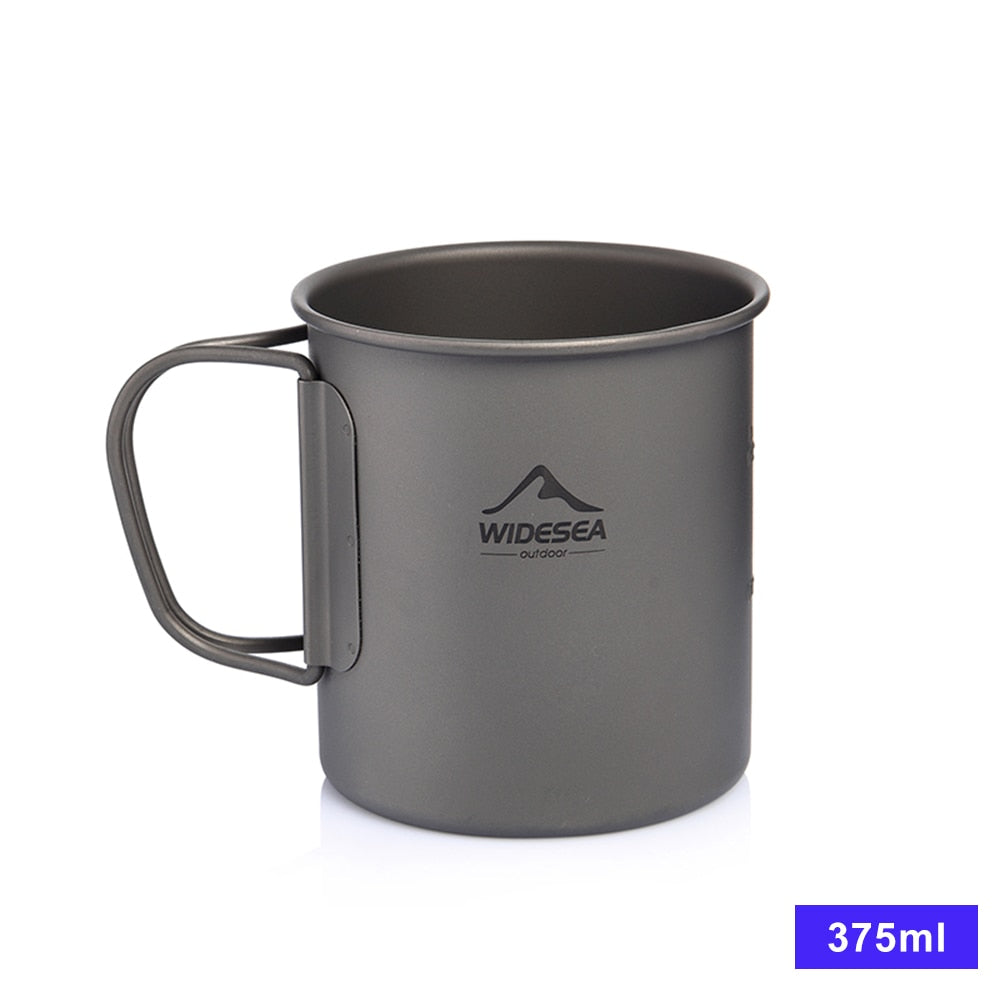 Titanium Camping Mug for Outdoor Enthusiasts