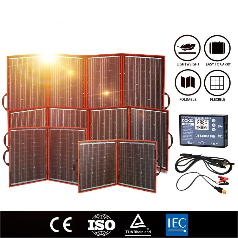 300w Portable Solar Panel with Waterproof Feature