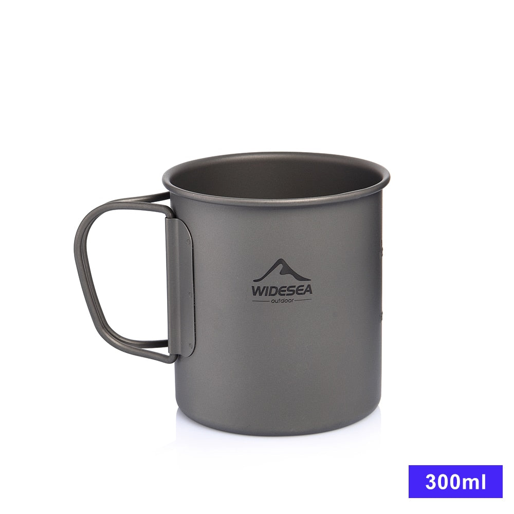 Titanium Camping Mug for Outdoor Enthusiasts