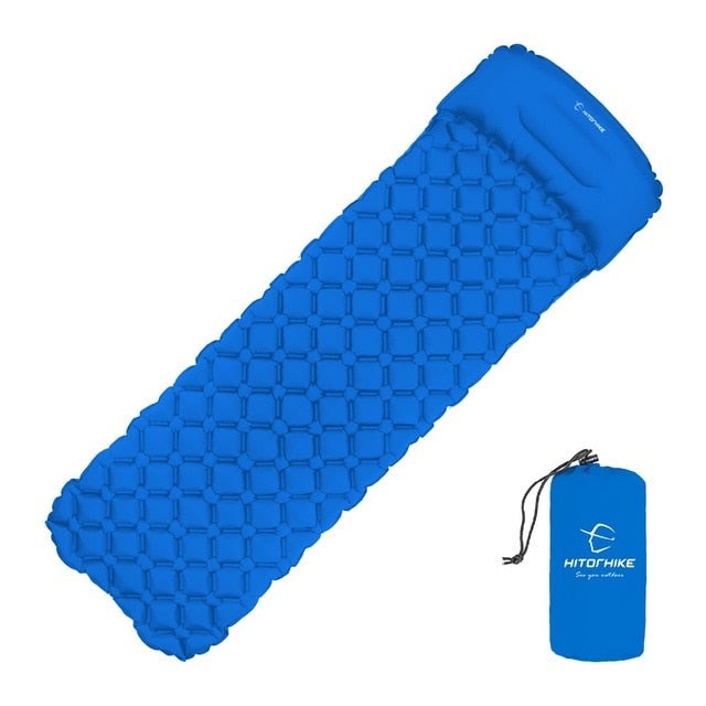 Outdoor Camping Inflatable Mattress and Pillow Set