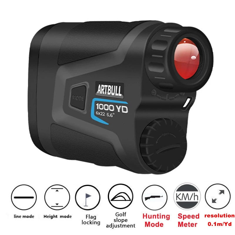 Precision 1000m Laser Distance Finder for Sports and Hunting