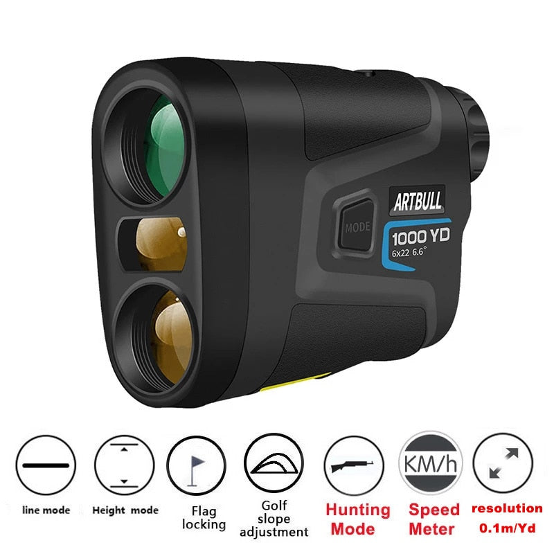 Precision 1000m Laser Distance Finder for Sports and Hunting