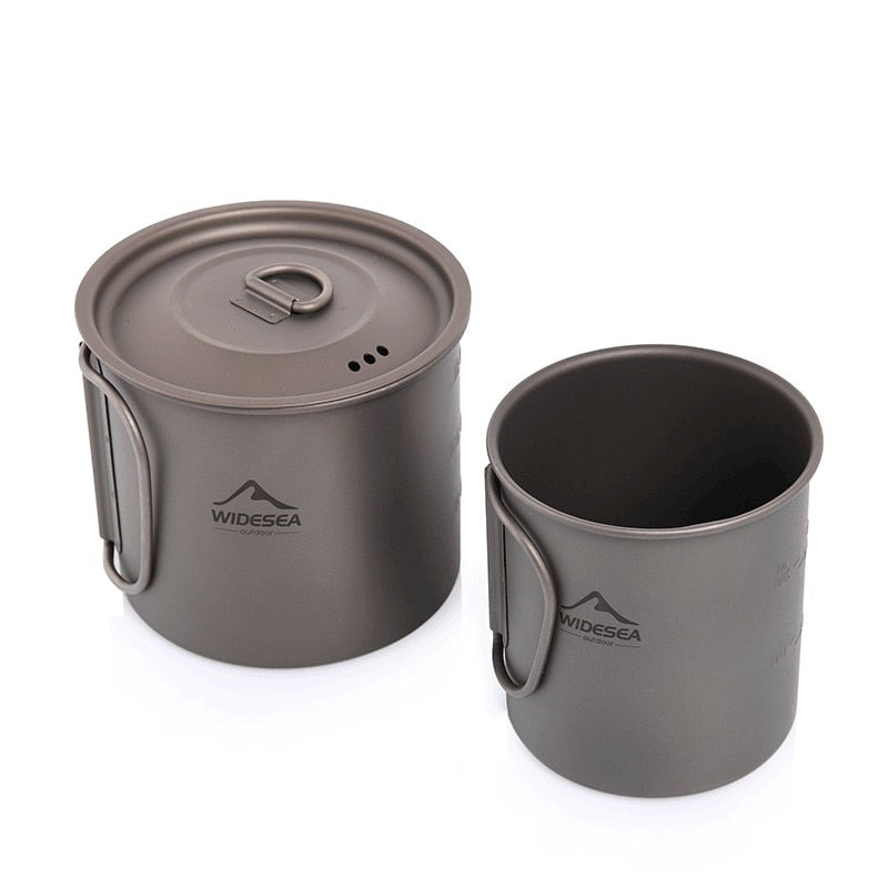 Titanium Camping Mug for Outdoor Enthusiasts